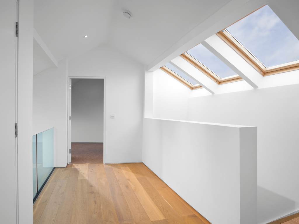 Velux windows providing light into loft space